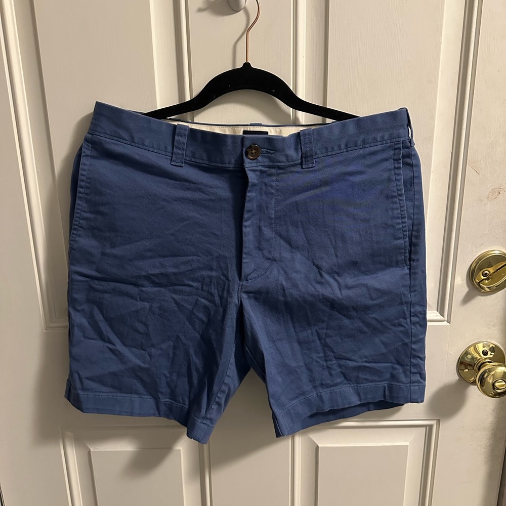 J. Crew Classic Blue Flat Front Shorts